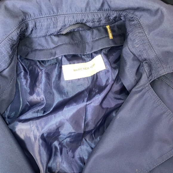 Marc NY Andrew Marc Belted Trench Coat - Picture 4 of 6